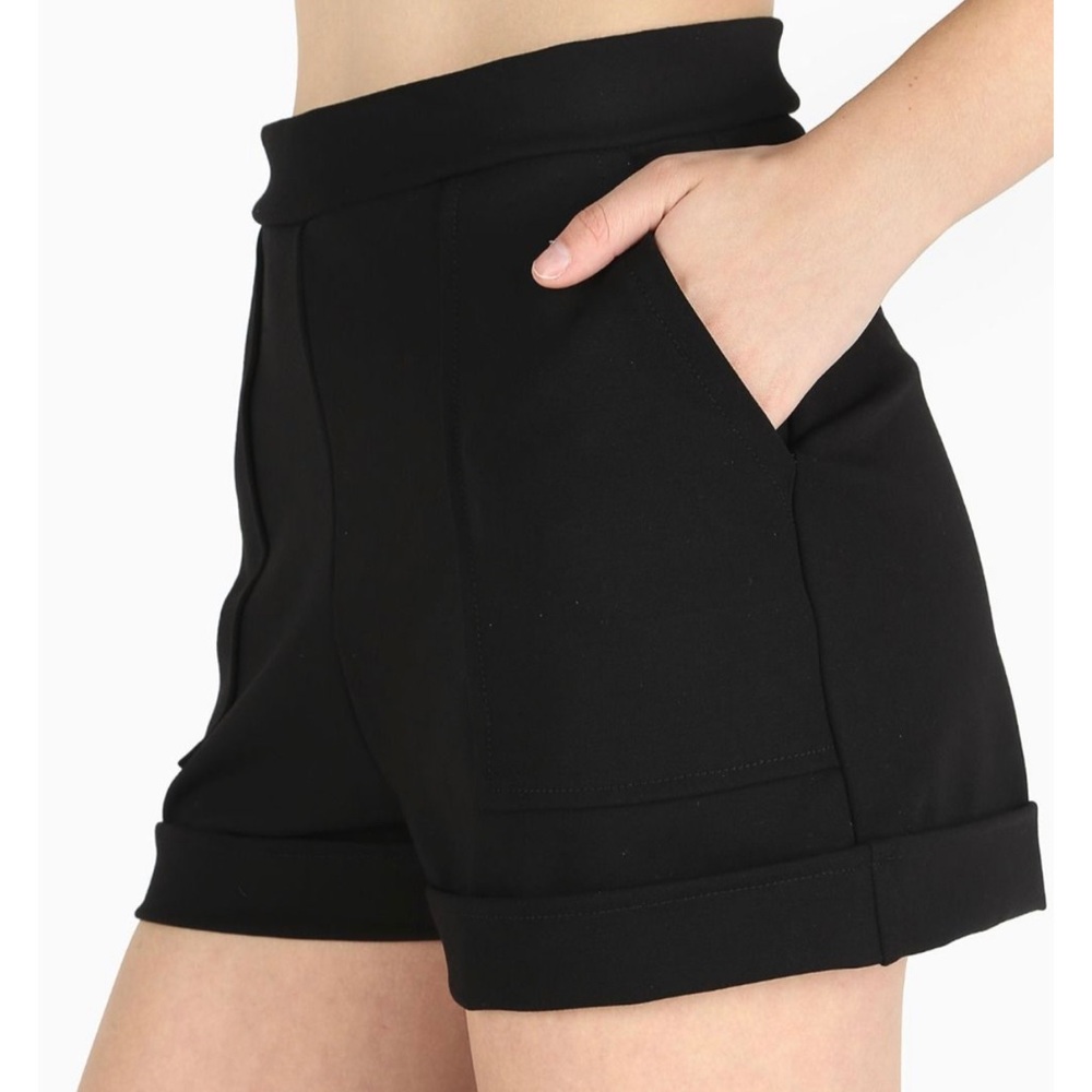 XS Blackmilk Push It Cuffed Shorts PC